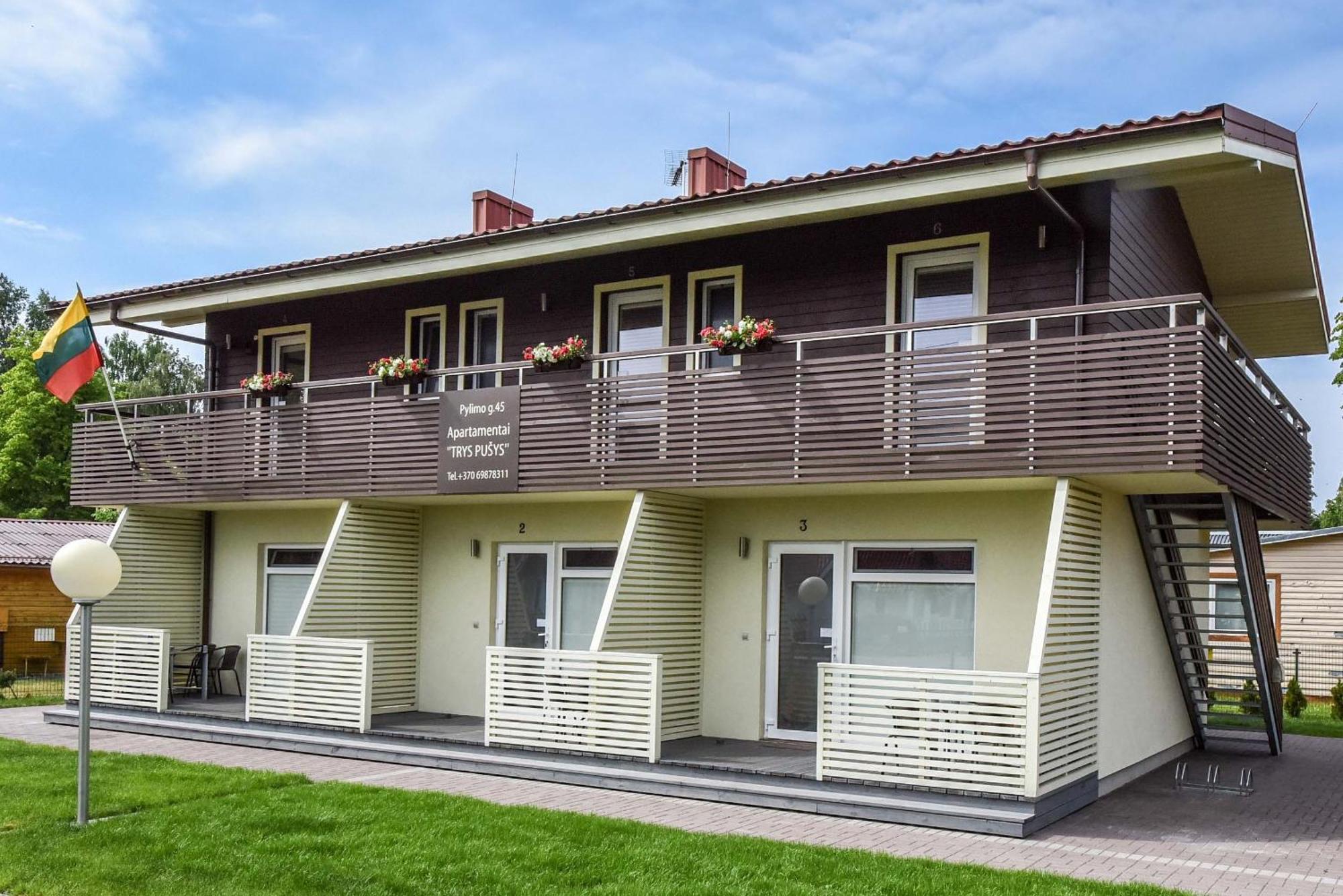 Apartamentai Trys Pusys Šventoji Zewnętrze zdjęcie